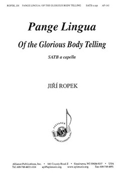 Pange Lingua by Jiri Ropek for SATB