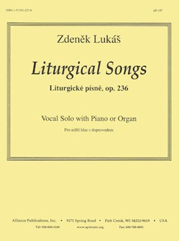Liturgical Songs Op. 236 - Low Vc-pno-org by for