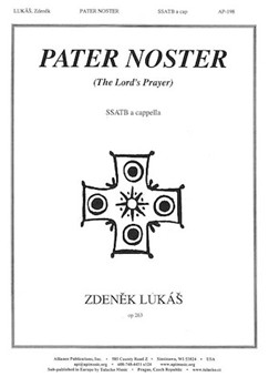 Pater Noster - Satb A Cap by Lukas Zdenek for SATB
