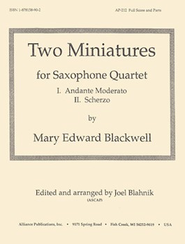 Two Miniatures - Sax Qt by for