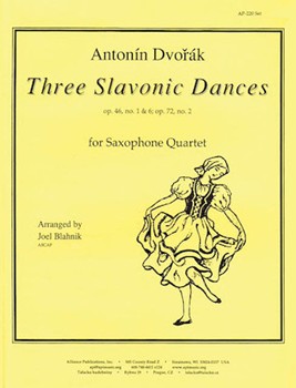 3 Slavonic Dances by Dvorak Antonin - Blahnik Joel - for Saxophone Quartet
