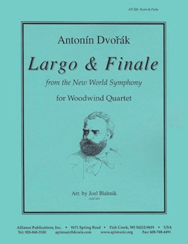 Largo & Finale From New World Symphony by Dvorak Antonin - Blahnik Joel - for 4 Woodwinds