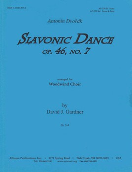 Slavonic Dance Opus 46 #7 by Dvorak Antonin - Gardner David - for Woodwind Choir