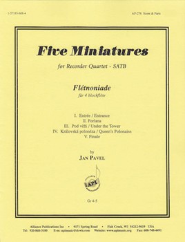 Five Miniatures - Rcdr Qt by for
