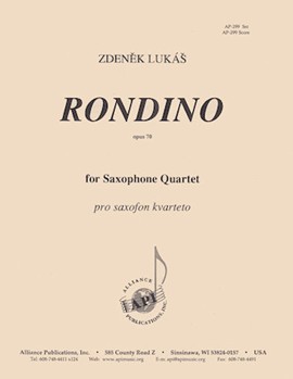 Rondino (rondo) For Sax Quartet - Set by for