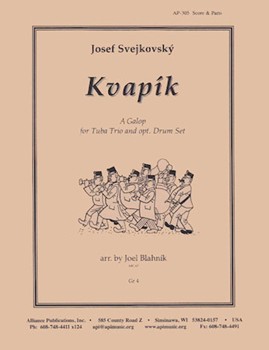 Kvapik - Galop For Tuba Trio & Drum Set by for