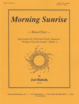 Morning Sunrise by Doemland Ed - Blahnik Joel - for Brass Ensemble