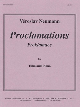 Proclamations For Tuba And Piano by for