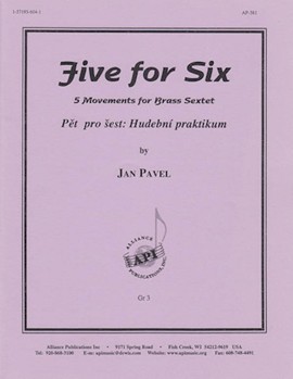 Five For Six by Pavel Jan for Brass Sextet