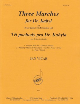 Three Marches For Dr. Kabyl - Br 5 & Percn by for