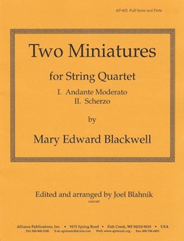 Two Miniatures - Stg Qt by for