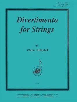 Divertimento For Strings by Nelhybel Vaclav for String Orchestra