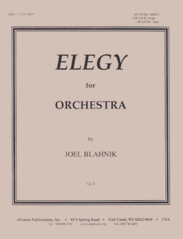 Elegy For Orchestra - Set by for