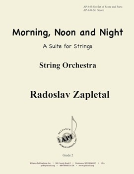 Morning Noon And Night: A Suite For Stgs - Set by for