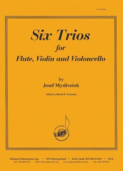 Six Trios For Flute Vln & Vc by for
