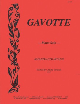 Gavotte For Piano-solo by Courtaux Amanda - Smisek Anita - for