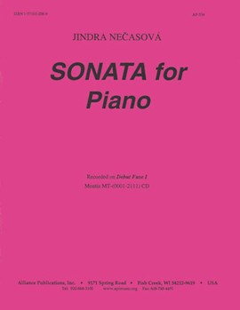 Sonata for Piano by Jindra Necasova for
