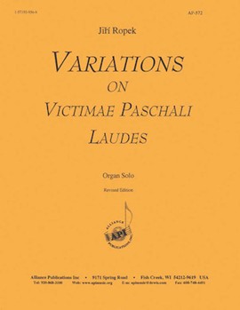 Variations On Victimae Paschali Laudes Rev. Ed -org by for