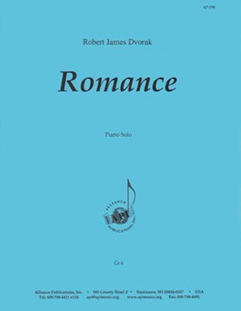 Romance For Piano Solo by Dvorak Robert James for
