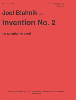 Invention #2 by Blahnik Joel for Concert Band