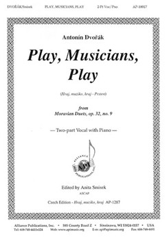 Play Musicians Play - Opus 32 N.9 by Dvorak Antonin - Smisek Anita - for 2-Part