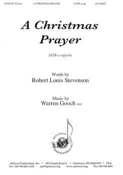 Christmas Prayer by Gooch Warren for SATB a cappella