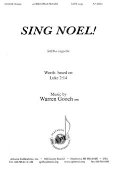 Sing Noel by Gooch Warren for SATB a cappella