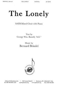 Lonely The by Brindel Bernard for SATB