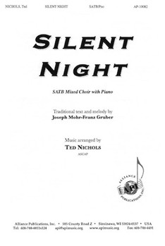 Silent Night by Gruber Franz - Nichols Ted - for SATB