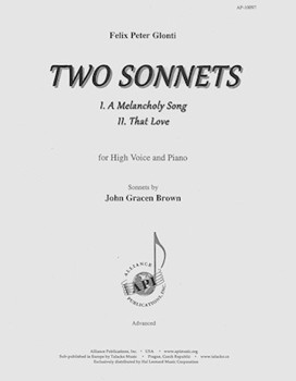 Two Sonnets For High Voice & Pno by for