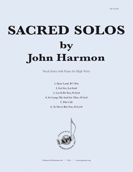 Sacred Solos By John Harmon (6) - High Voc-pno by for