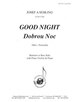 Dobrou Noc/good Night - Bs Voc-fl-pno by for