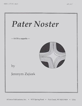 Pater Noster - Satb A Cap by Zajicek Jeronym for SATB