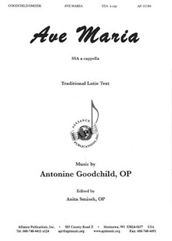 Ave Maria by Goodchild Antonine - Smisek Anita - for SSA