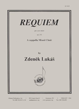 Requiem For Mixed Choir - Satb A Cap by Lukas Zdenek for SATB