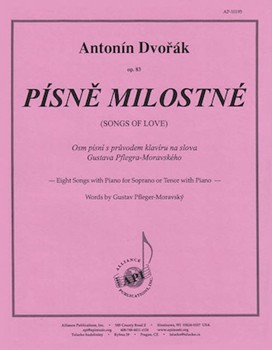 Pisne Milostne (songs Of Love) Op. 83 - High Voice/pno by for