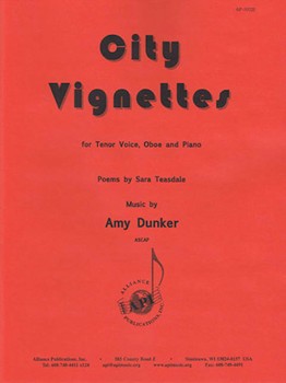 City Vignettes - Tenor Voc Cycle/ob Pno by for