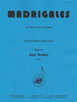 Madrigales - Tenor Voc-pno by for