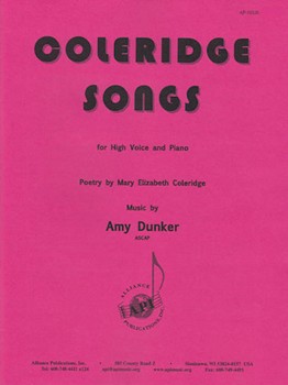 Coleridge Songs - High Voice/pno by for