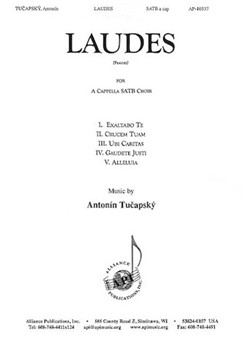 Laudes by Tucapsky Antonin for SATB a cappella