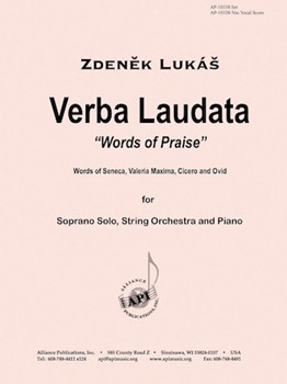 Verba Laudata (words Of Praise) - Soprano/stgs Set