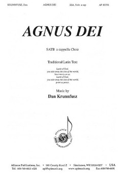 Agnus Dei by Krunnfusz Dan for SATB a cappella