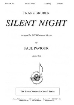 Silent Night by Gruber Franz - Paviour Paul - for SATB and Organ