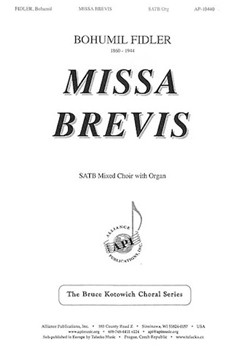 Missa Brevis by Fidler Bohumil for SATB and Organ