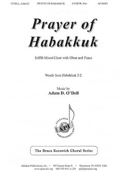 Prayer of Habakkuk by O'Dell Adam for SATB and Piano