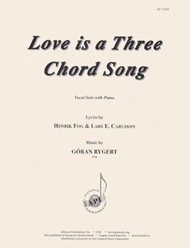 Love Is A Three Chord Song - Voc Solo/pno by for