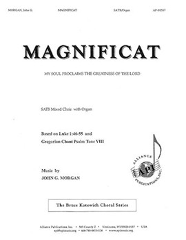 Magnificat by Morgan John G - Morgan John G - for SATB and Organ (Gregorian Chant)