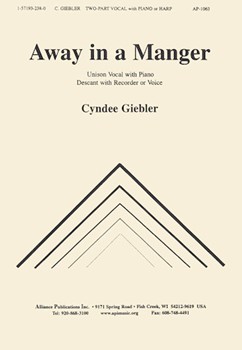 Away In A Manger - 1-2 Pt-pno by for