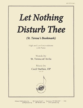 Let Nothing Disturb Thee - H & L Eds-pno by for