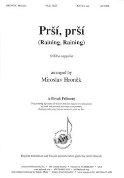 Prsi Prsi/rain Rain - Satb Acap by Miroslav Hronek for SATB